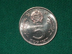 5 Forint 1979 ! Nem Volt Forgalomban ! Verdefényes !