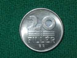 20 Fillér 1972 ! Nem Volt Forgalomban ! Verdefényes !