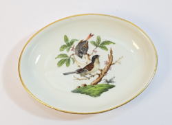 Gyönyörű Herendi Rothschild mintás porcelán gyűrű tartó tálka