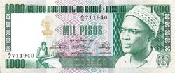 1000 peso pesos 1978 Bissau Guinea UNC