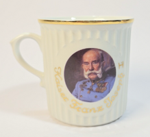 Ferenc József & Sissi porcelán emlék bögre