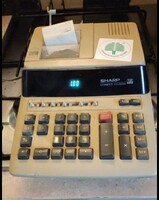 Sharp Calculator with Tape
