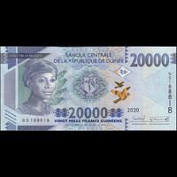 Guinea 20000 Francs 2020 P-50 UNC