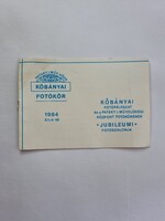 Kőbányai Fotópályázat és a Pataky István Művelődési Központ Fotókörének Jubileumi Fotószalonja 1984