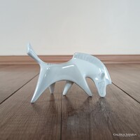 Modern Hollóházi porcelán lovacska