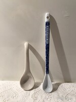 KANÁL - 2 pcs - PORCELAIN - 18 x 2.5 cm - 11.5 x 3.5 cm - PERFECT CONDITION