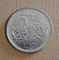 San Marino 100 Líra, 1974