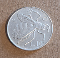 San Marino 10 Líra, 1974
