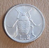 San Marino 2 líra, 1974