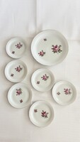 Vintage Colditz GDR süteményes étkészlet 7 db