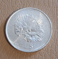San Marino 5 líra, 1974