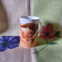 Dunoon „Flaming June” prémium angol csontporcelán bögre