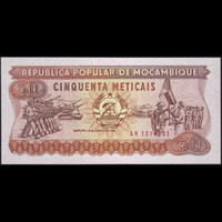 Mozambik 50 Meticais 1986 P-129b UNC