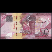 Kenya 50 Shillings 2024 P-W52 UNC