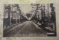 IV. Károly koronázása 1916. A fellobogózott Lánchíd