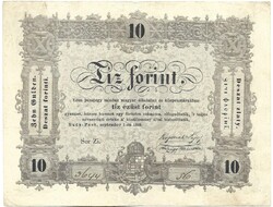 10 tíz forint 1848 Kossuth bankó 4.