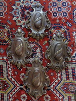 Bronz hatású ,Barokk fafaragás ,bútordísz cca 1900