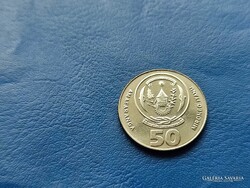 RUANDA /RWANDA 50 FRANK / AMAFARANGA MIRONGO ITANU 2011 KUKORICA! UNC!