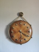 Artdeco intarziás falióra, kulacs óra