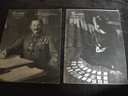 2 db I. világháborús Érdekes Ujság 1916  Lukachich, divat, militária stb.