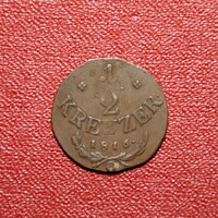 1/2 Krajcár / Kreuzer 1816 O Ausztria