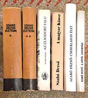 Szabó Dezső könyvcsomag (6 db) – Életeim I-II, Az elsodort falu, A magyar Káosz stb.