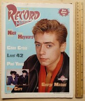 Nick Heyward címlap | Record Mirror magazin 1983 okt 29 | Cure, Level 42, China Crisis, Paul Young