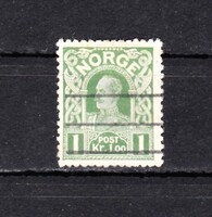 1910 -1918 Norvégia Haakon VII Király Pecsételt Bélyeg