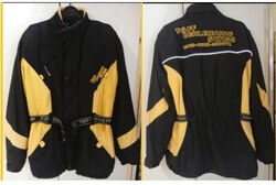 RITKA VINTAGE SVÁJCI TÖFF BEKLEIDUNG SWISS MOTOROS KABÁT – L MÉRET – PROTEKTOROS, VÍZÁLLÓ, GYŰJTŐI D