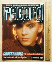 Duran címlap | Record Mirror magazin 1984 jan 14 | Tina Turner, Marilyn, Intaferon, Motor City Crew