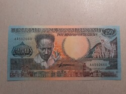 Suriname - 250 Gulden 1988 UNC