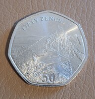 Gibraltár 50 penny, 2020
