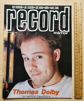 Thomas Dolby címlap | Record Mirror magazin 1984 ápr 28 | Sade, David Bowie, Kane Gang, SOS, Nena