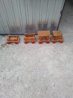 Old Wooden Toy Train Larger Size for Sale