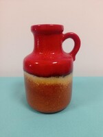 Retro Mid Century West Germany Fat Lava kerámia kancsó váza
