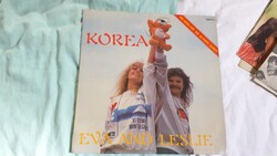 ÉVA AND LESLIE, KOREA   BAKELIT LEMEZ