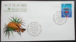UN Geneva 1974 / UN Geneva 1974 Lawmaking on the Seas stamp FDC