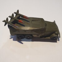 Retro katonai szovjet fém BTR-152 rakétavető makett harcjármű cccp Novoteksport uaz kraz maz