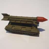 Retro katonai szovjet fém Luna-M rakétavető makett harcjármű cccp Novoteksport uaz kraz maz