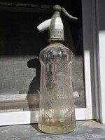 Patzauer Ferencz Bandula Sándor Hódmezővásárhely Porcelán fejes szódásüveg