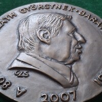Csóka Zsuzsa: Szolláth György, Éremkedvelők Egylete (ÉKE) plakett, 2007