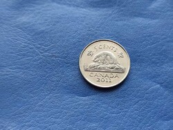 CANADA / KANADA 5 CENT 2011 HÓD! II.ERZSÉBET IDŐS! UNC!