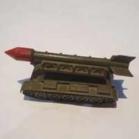 Retro katonai szovjet fém Luna-M rakétavető makett harcjármű cccp Novoteksport uaz kraz maz