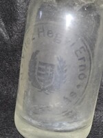 Vitéz Hegyi Ernő Nagyszénás címeres szódásüveg