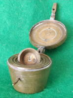 Bécsi patikai réz   Latmérő (Fészkes Tégelysúly sorozat) 5 db -os, Jelzett 1874