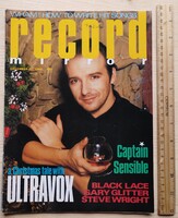 Ultravox címlap | Record Mirror magazin 1984 dec 22 | Captain Sensible, Wham, Black Lace, Smiley C