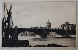 Képeslap, Anglia, London, Southwark Bridge, Photochrom Co. Ltd. kiadás 56079 (K1)
