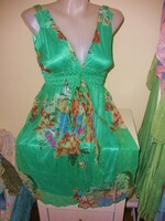 Pure Silk 100% selyem ruha, zöld