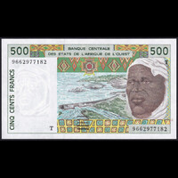 Nyugat-afrikai államok (Togo) 500 Francs 1996 P-810Tf UNC