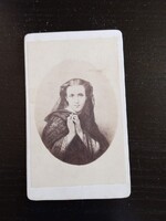 ZA644.48  CDV  1860-1880  Fiatal Hölgy fotója